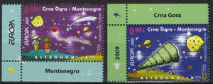 Montenegro. 2009 EUROPA. Astronomy. MNH