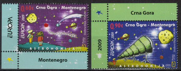 Montenegro. 2009 EUROPA. Astronomy. MNH