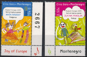 Montenegro. 2009 Joy of Europe. MNH