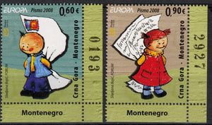 Montenegro. 2008 EUROPA. Letter. MNH