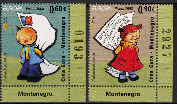 Montenegro. 2008 EUROPA. Letter. MNH