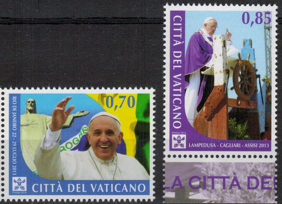 Vatican. 2014 Pope Francis. MNH