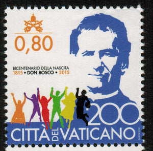 Vatican. 2015 Saint John Bosco. MNH