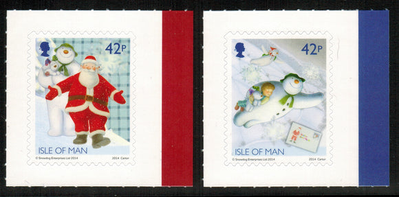 Isle Of Man. 2014 The Snowman and The Snowdog. MNH