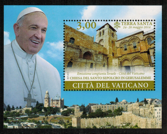 Vatican. 2015 The apostolic journeys of Pope Francis in 2014. MNH