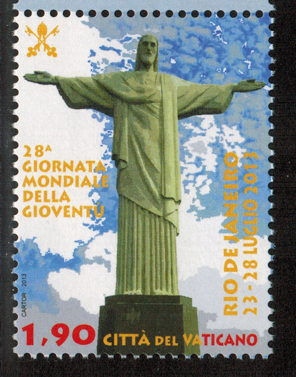 Vatican. 2013 28th World Youth Day. Rio de Janeiro. MNH
