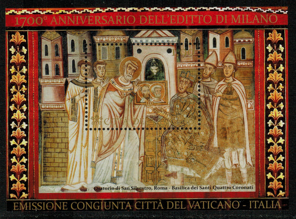Vatican. 2013 1700th anniversary of the Edict of Milan. MNH