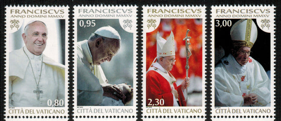 Vatican. 2015 Pontificate of Pope Francis. MNH