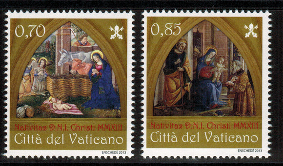Vatican. 2013 Christmas. MNH