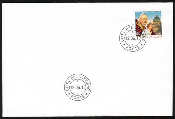 Vatican. 2013 50th anniversary of the death of blessed John XXIII. FDC