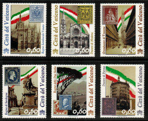 Vatican. 2011 150th anniversary of Italian unification. MNH