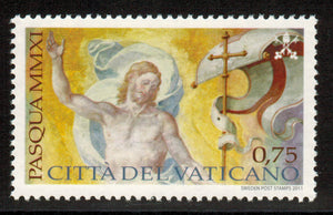 Vatican. 2011 Easter. MNH
