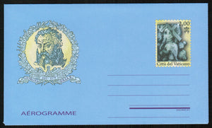 Vatican. 2011 500 years of birth of Giorgio Vasari. Aerogramma