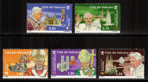 Vatican. 2011 Apostolic journeys of his Holiness Benedict XVI. MNH