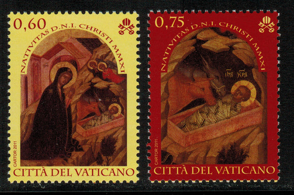 Vatican. 2011 Christmas. MNH