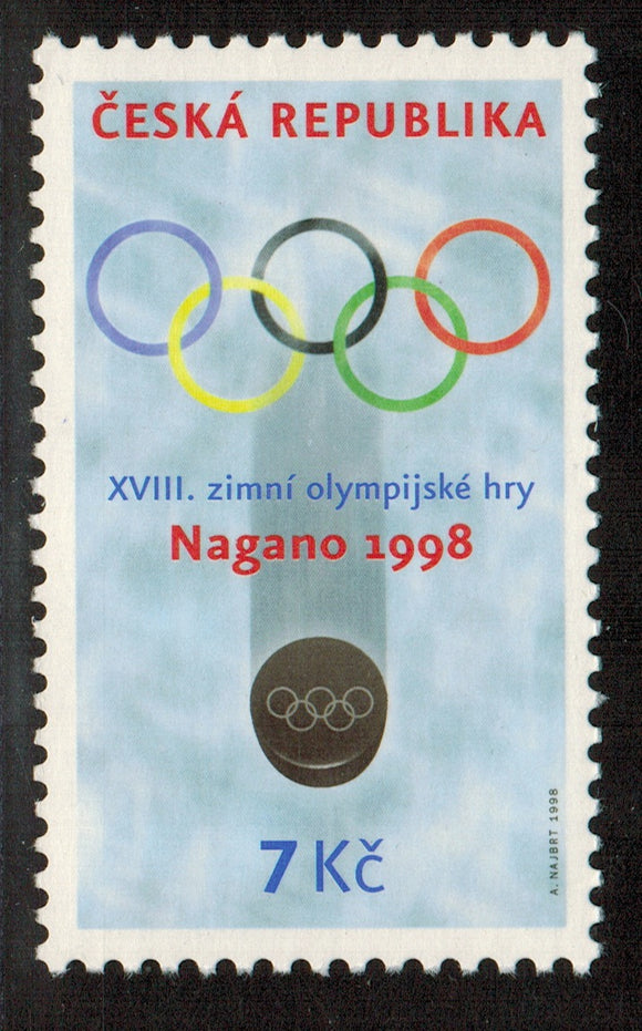 Czech Republic. 1998 Winter Olympic games, Nagano. MNH
