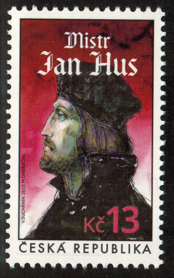 Czech Republic. 2015 Master Jan Hus. MNH