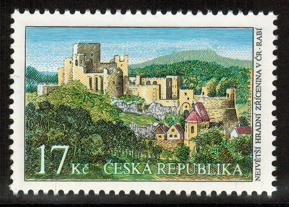 Czech Republic. 2015 Beauties of Our Country: Rabi Castle Ruin. MNH