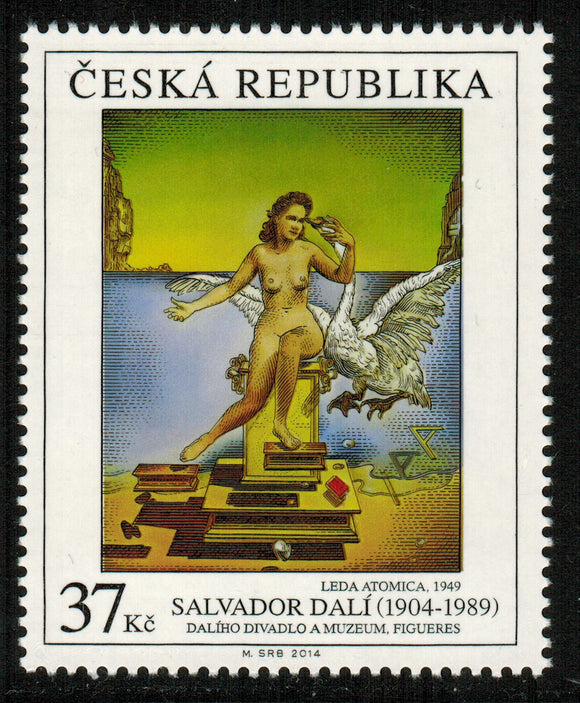 Czech Republic. 2014 Works of Art: Salvador Dali. MNH