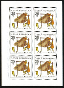 Czech Republic. 2014 Europa. National Music Instruments. MNH