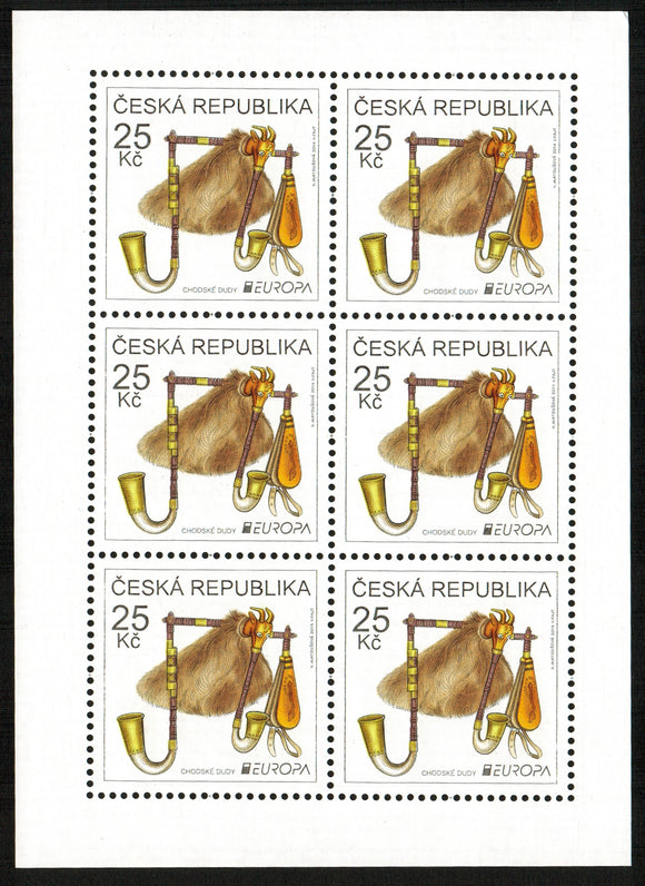 Czech Republic. 2014 Europa. National Music Instruments. MNH