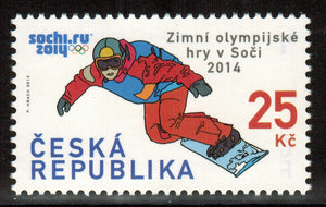 Czech Republic. 2014 Winter Olympic Games, Sochi. MNH