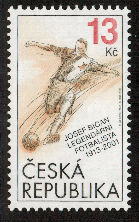 Czech Republic. 2013 Josef Bican, Legendary Footballer. MNH