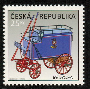 Czech Republic. 2013 Europa. Postal cars. MNH