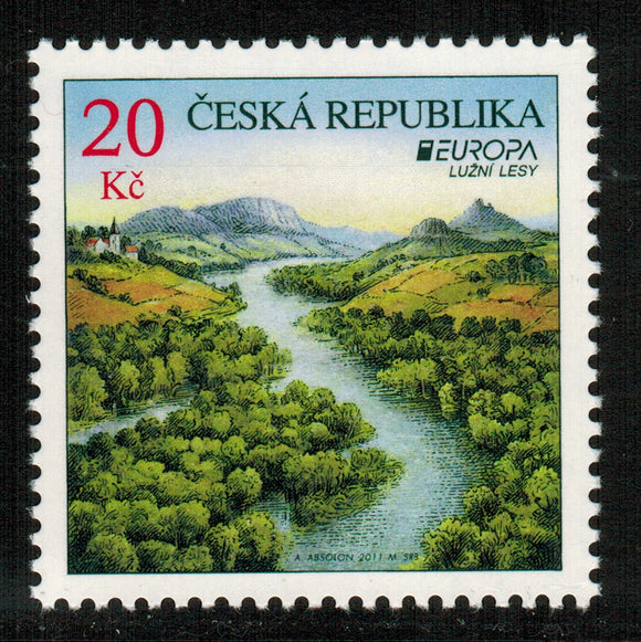 Czech Republic. 2011 Europa. Forests. MNH