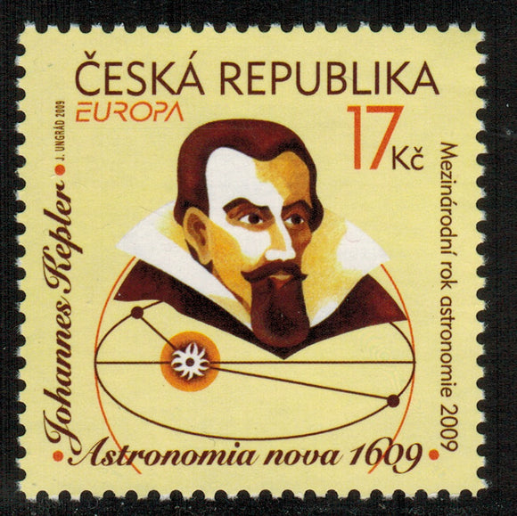 Czech Republic. 2009 Europa. Astronomy. MNH