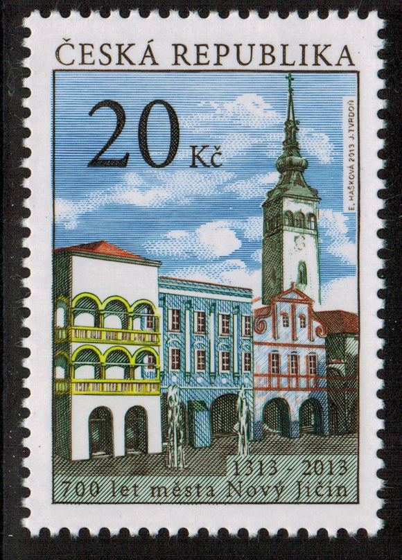 Czech Republic. 2013 Town of Novy Jicin. MNH