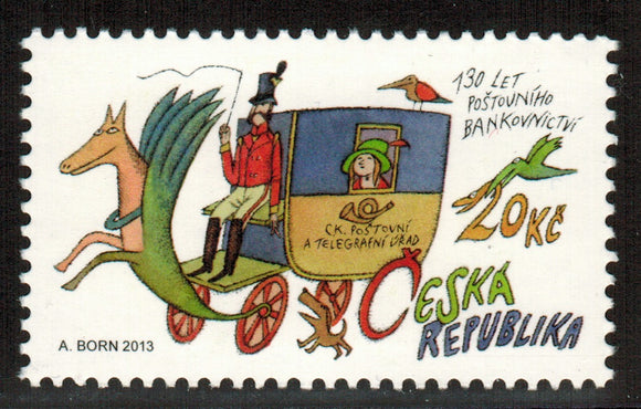 Czech Republic. 2013 130 Years of Postal Banking Services. MNH