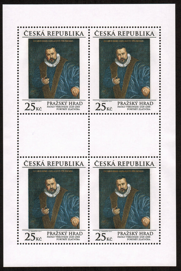 Czech Republic. 2013 Portrait of Jakob Konig by Paolo Veronese. MNH