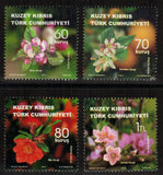 Cyprus Turkish. 2014 Fruit blossoms. MNH