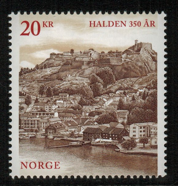 Norway. 2015 350th Anniversary of the City of Halden. MNH