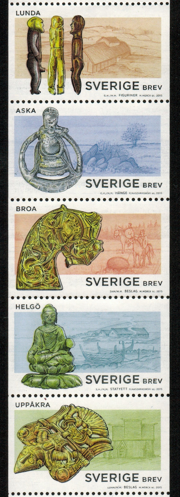 Sweden. 2015 Late Iron Age. The Age of the Vikings. MNH