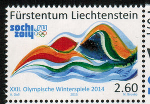 Liechtenstein. 2013 Winter Olympic Games. Sochi 2014. MNH