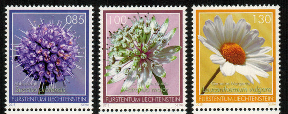 Liechtenstein. 2015 Meadow Flowers. MNH