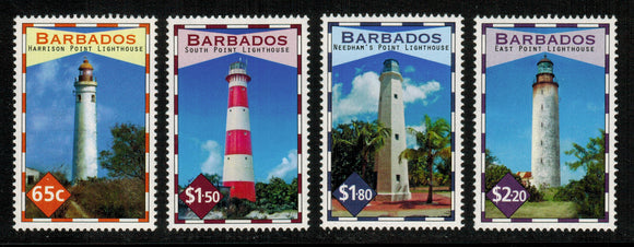 Barbados. 2013 Lighthouses. MNH