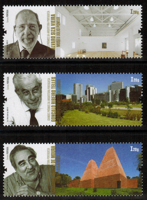 Portugal. 2014 Major Awards of Portuguese Architecture. MNH