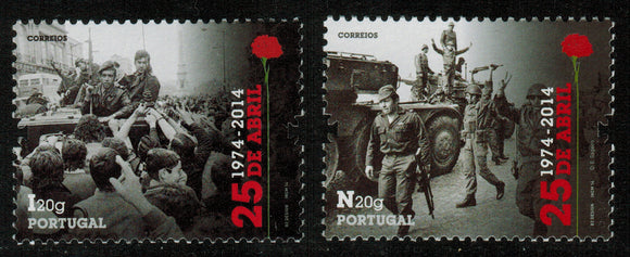 Portugal. 2014 40th Anniversary of the Military Coup of April 25th. MNH