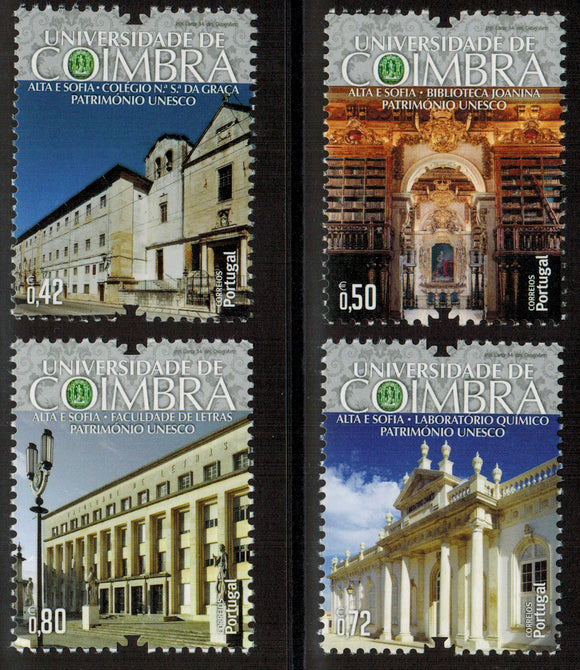 Portugal. 2014 UNESCO World Heritage - Coimbra University. MNH
