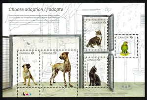 Canada. 2013 Adopt a Pet. MNH