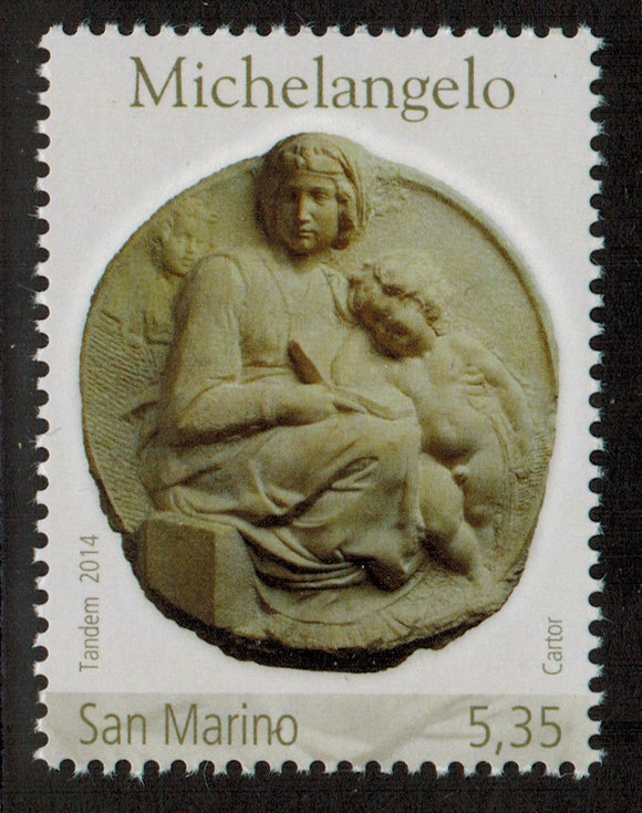 San Marino. 2014 Michelangelo MNH