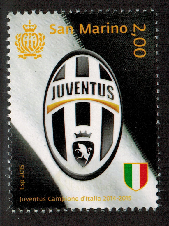 San Marino. 2015 Juventus Italian Champion 2014-2015. MNH