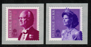 Sweden. 2015 King Carl XVI and Queen Silvia. MNH