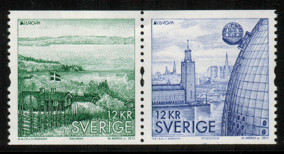 Sweden. 2012 Europa. Visit. MNH