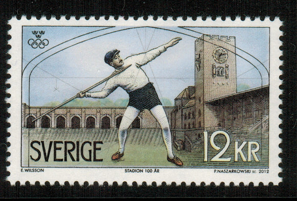 Sweden. 2012 Gold Medal Olympians. MNH