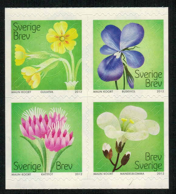 Sweden. 2012 Flora. Meadow Flowers. MNH