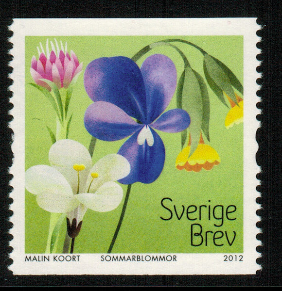 Sweden. 2012 Flora. Meadow Flowers. MNH